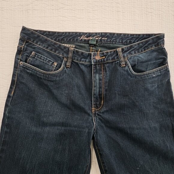 Kenneth Cole Men's 36x32 Straight Fit Denim Jeans Dark Wash Vintage Foshan EUC - Picture 5 of 14